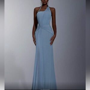 Elegant Blue Evening Gown